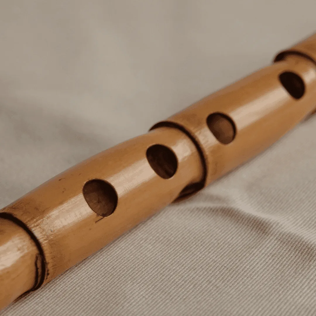 Professional Turkish Ney – finger holes detail