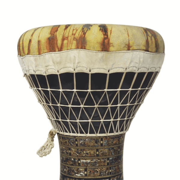 Premium Quality Clay Darbuka With Mother Of Pearl | Ceramic Darbuka | Dohola Doumbek | Egyptian Darbuka  N.3 - Image 5