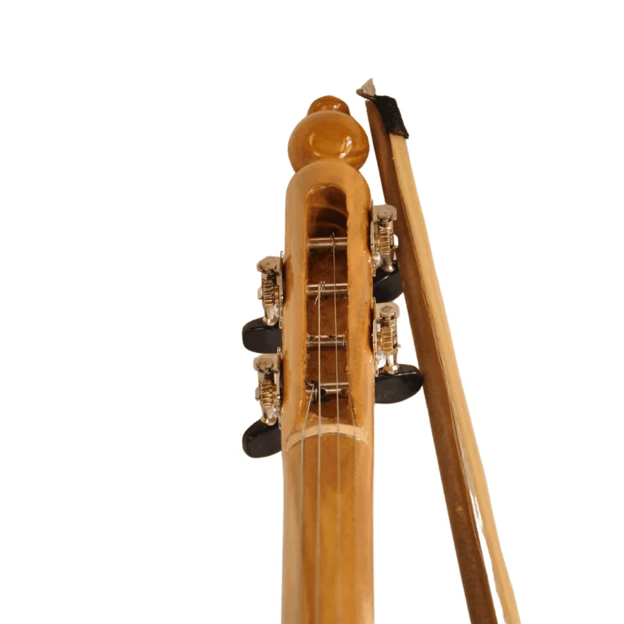 Traditional Turkish Kabak Kemane bowed fiddle – fretless neck