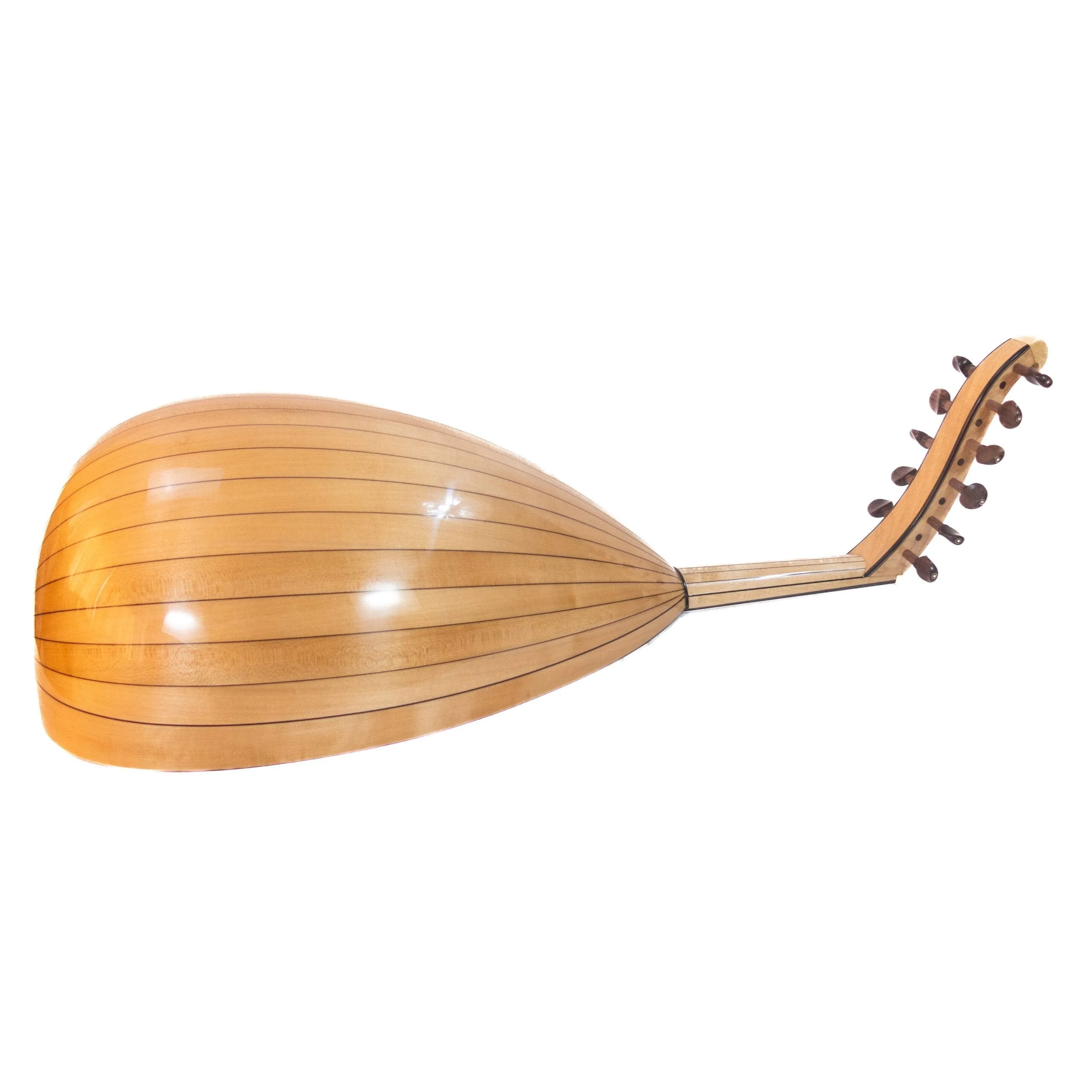 Feramis Aktas maple body Turkish oud – body detail