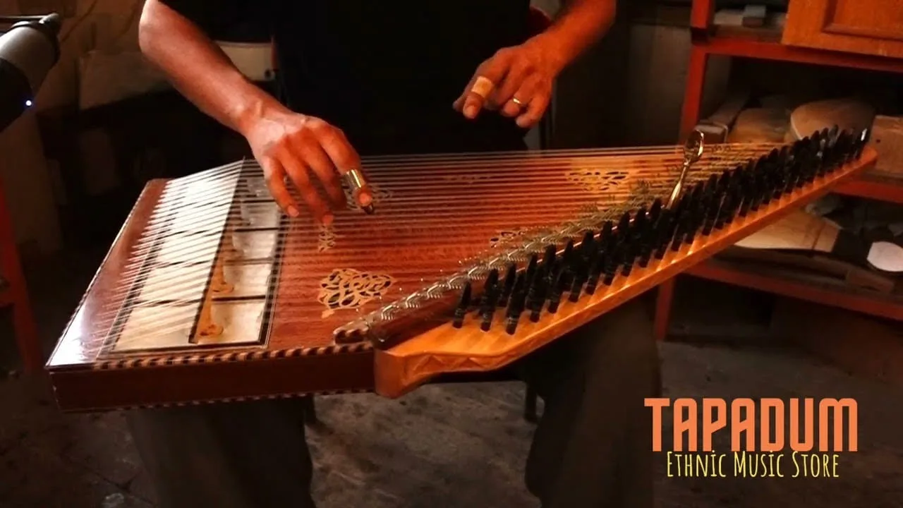 Professional handmade qanun by Tapadum – video preview