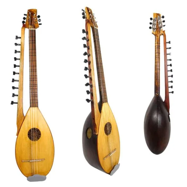 Greek Tzouras – 6 Strings, Carved Balta Saz Body