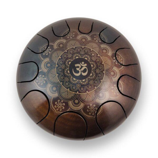 Tongue Drum with om mandale design