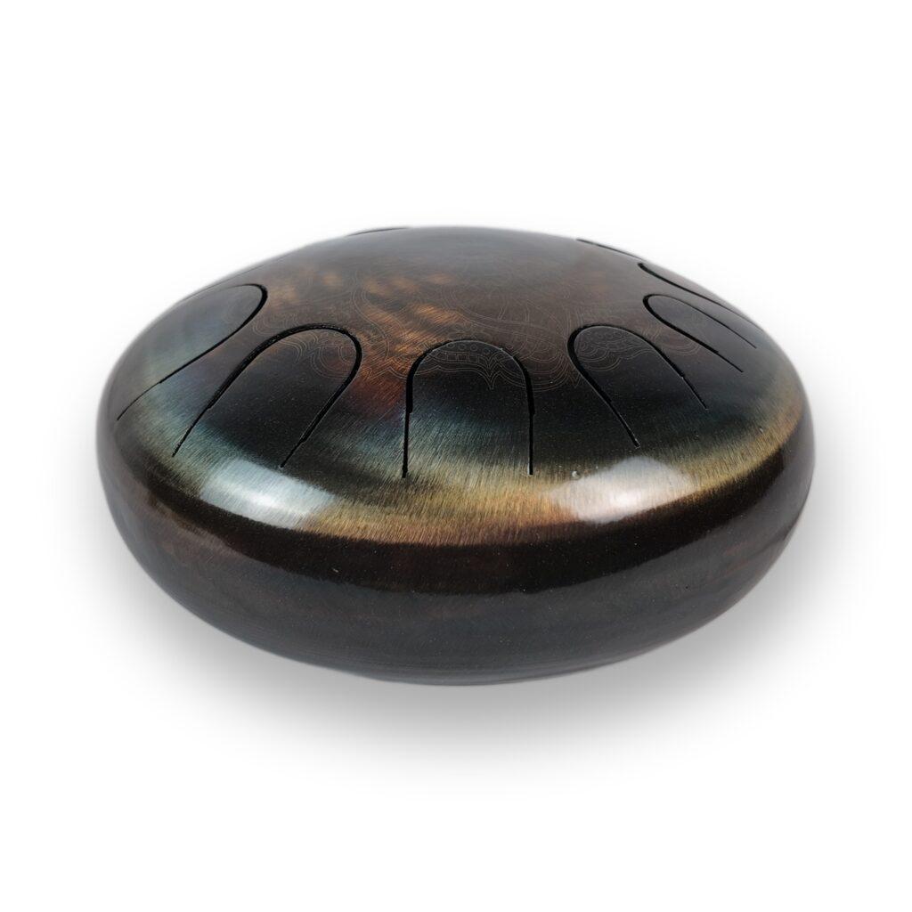 Steel Tongue Drum 10 Notes Botanical Engraving – D Kurd (D minor) scale