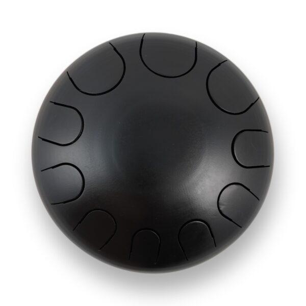 Steel Tongue Drum 10 Notes – Matte Black (D Kurd)