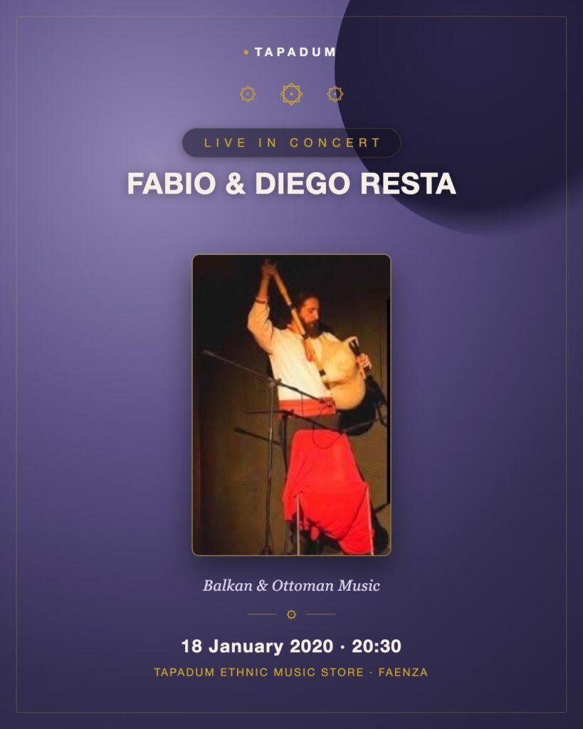 Fabio & Diego Resta: Balkan and Ottoman Music at Tapadum
