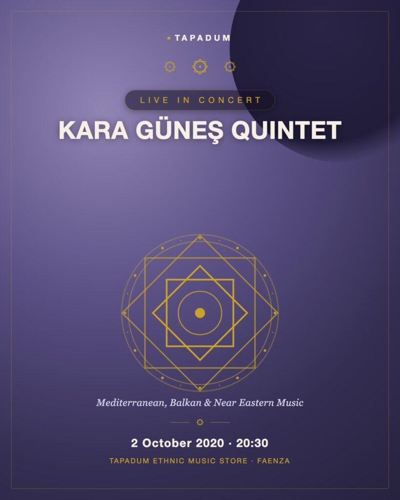 Kara Güneş Quintet: Mediterranean, Balkan, and Near Eastern Music Live