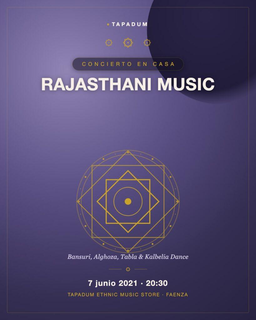 Música Rajasthani en Tapadum: Bansuri, Tabla y Danza Kalbelia
