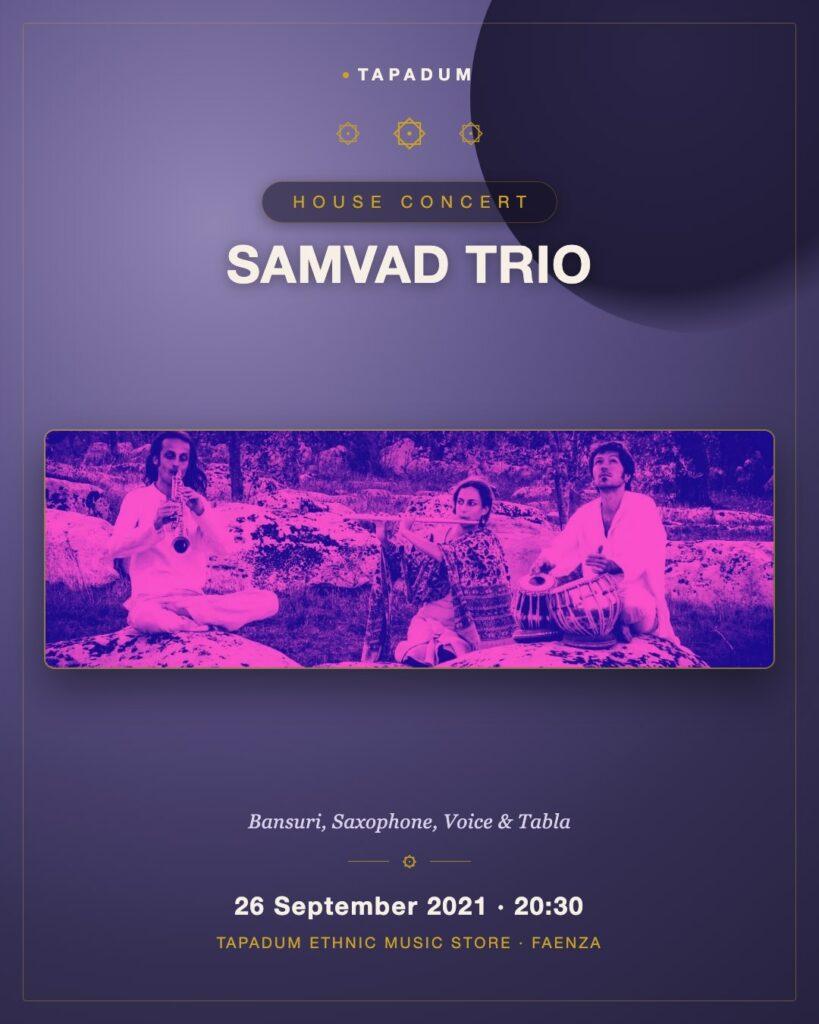 Samvad Trio: Bansuri, Voice, and Tabla at Tapadum