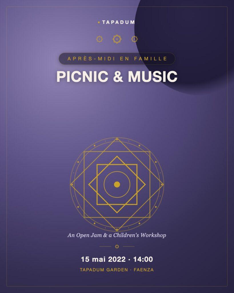 Pique-nique, Musique et Atelier pour Enfants à Tapadum
