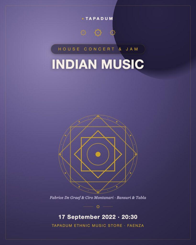 Indian Music at Tapadum: Fabrice De Graef and Ciro Montanari