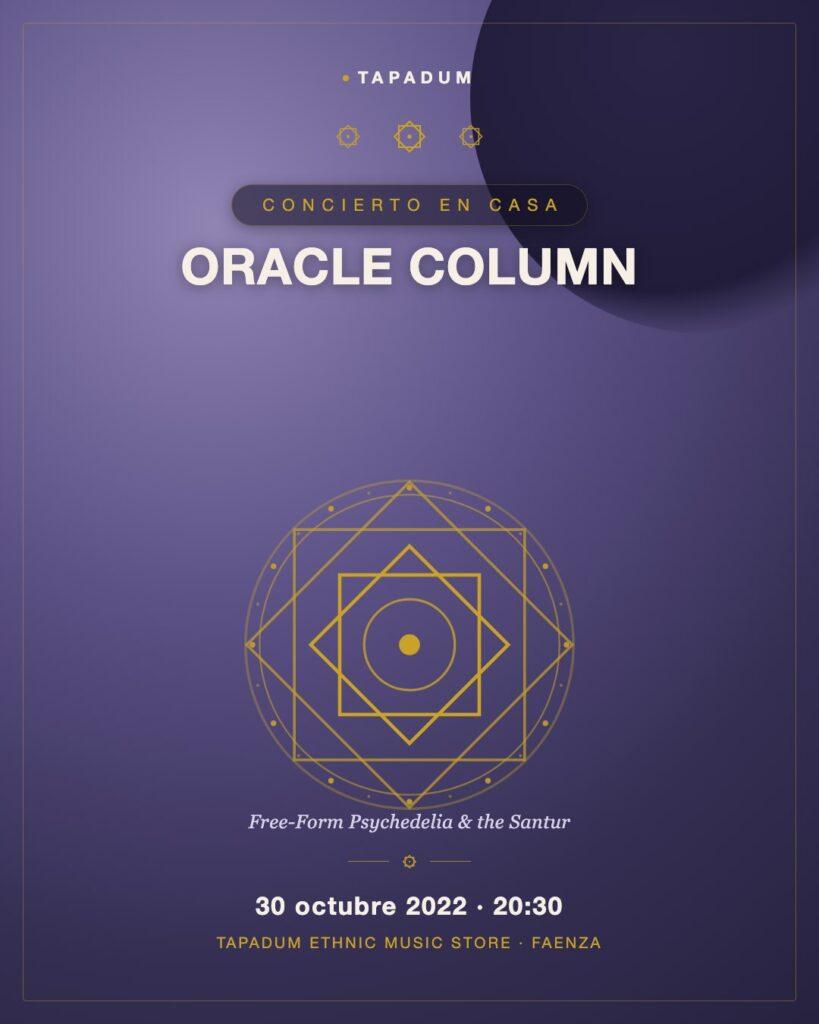 Oracle Column en Tapadum: Libre, Psicodelia y el Santur
