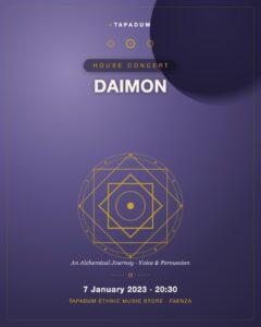 Daimon at Tapadum: An Alchemical Journey Through Voice and Percussion