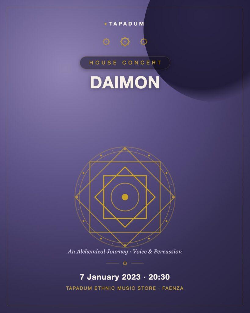Daimon at Tapadum: An Alchemical Journey Through Voice and Percussion