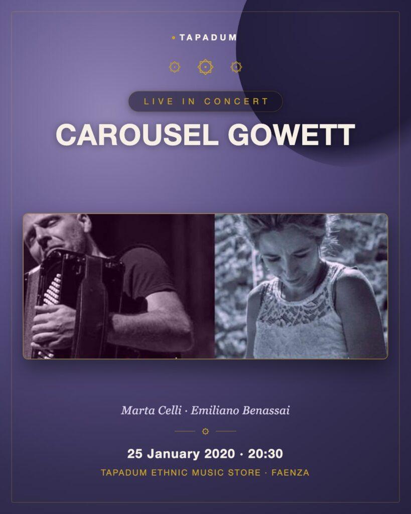Carousel Gowett: Celtic Harp, Accordion, and Bal-Folk at Tapadum