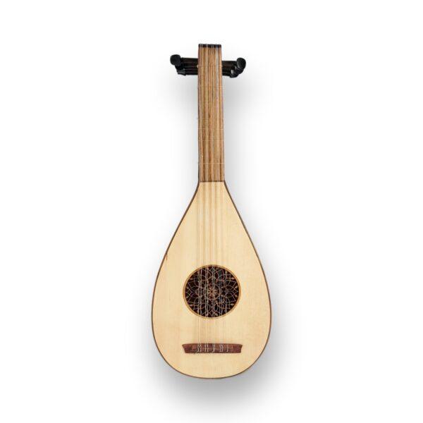 Renaissance Alto Lute – maple body and spruce soundboard, front view