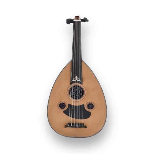 Turkish Oud Smyrna – cedar soundboard and mother-of-pearl rosette