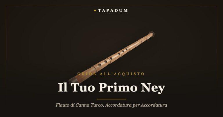 Ney turco – flauto di canna artigianale con bocchino başpare