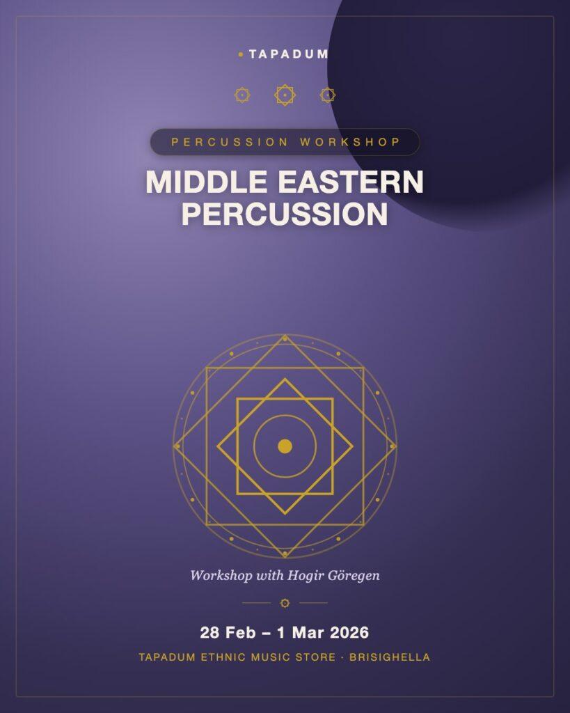 Middle Eastern Percussion Workshop with Hogir Göregen: 2026