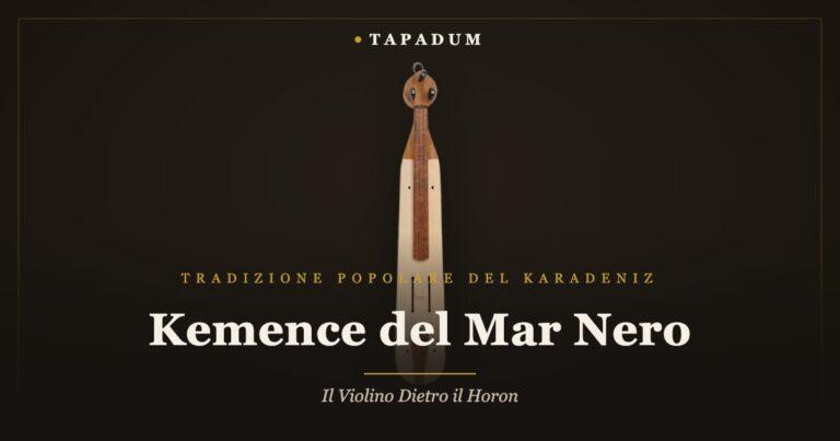 Kemence del Mar Nero con archetto – violino folcloristico monoblocco del Karadeniz