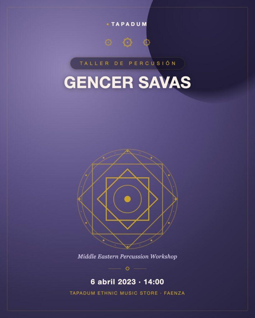 Taller de Percusión del Medio Oriente con Gencer Savas