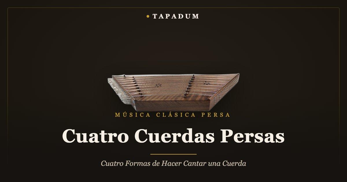 Santur persa – comparación setar, tar, santur, kamancheh