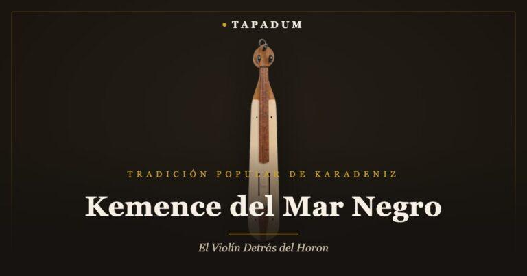 Kemence del Mar Negro con arco – violín folclórico monobloque del Karadeniz