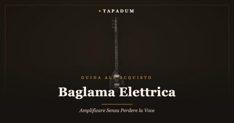 Baglama elettrica – saz a corpo solido con pickup integrati per l'amplificazione sul palco