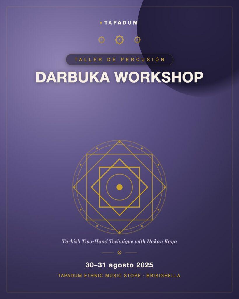 Taller de Darbuka con Hakan Kaya: Técnica Turca de Dos Manos