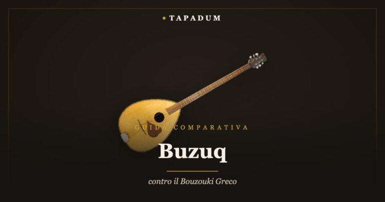 Buzuq – liuto levantino a tasti mobili, confrontato con il bouzouki greco