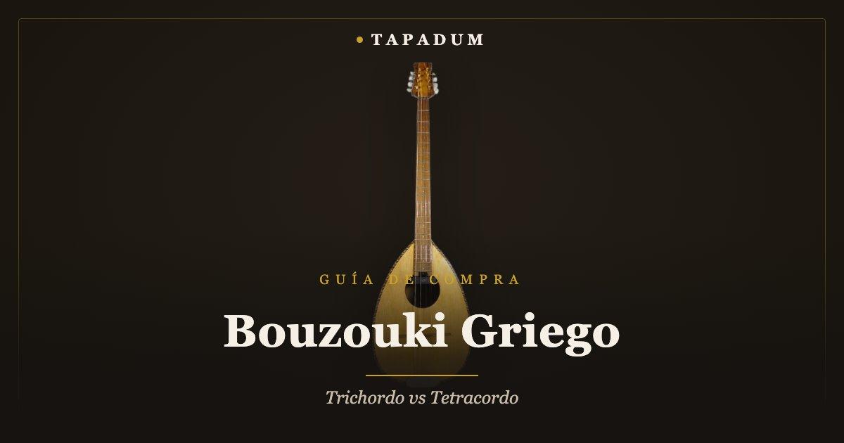 Bouzouki griego – cuerpo tetracordo y mástil largo