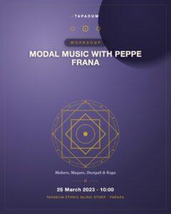Introduction to Modal Music with Peppe Frana: Workshop & Concert