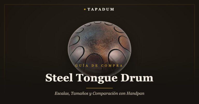 Steel tongue drum – mandala geométrico grabado