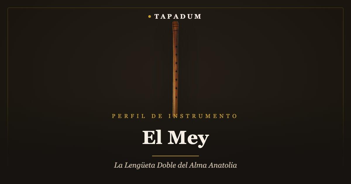 Mey turco – instrumento de viento de lengüeta doble