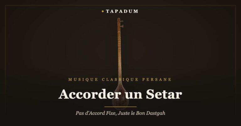 Setar persan – accordé selon le dastgah plutôt qu'un accord fixe