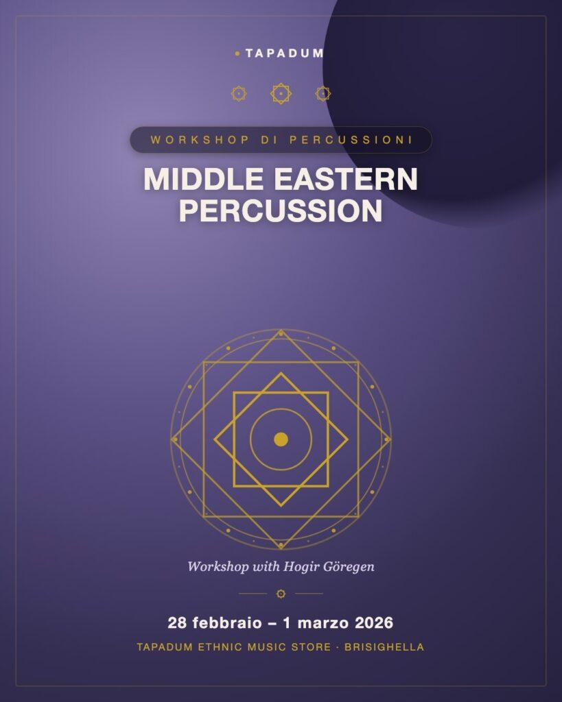 Laboratorio di Percussioni del Medio Oriente con Hogir Göregen: 2026