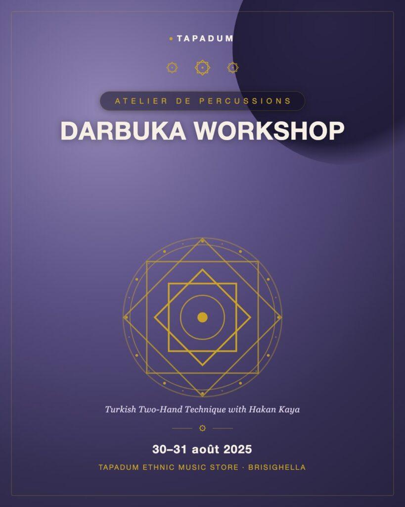 Atelier de Darbuka avec Hakan Kaya : Technique Turque à Deux Mains