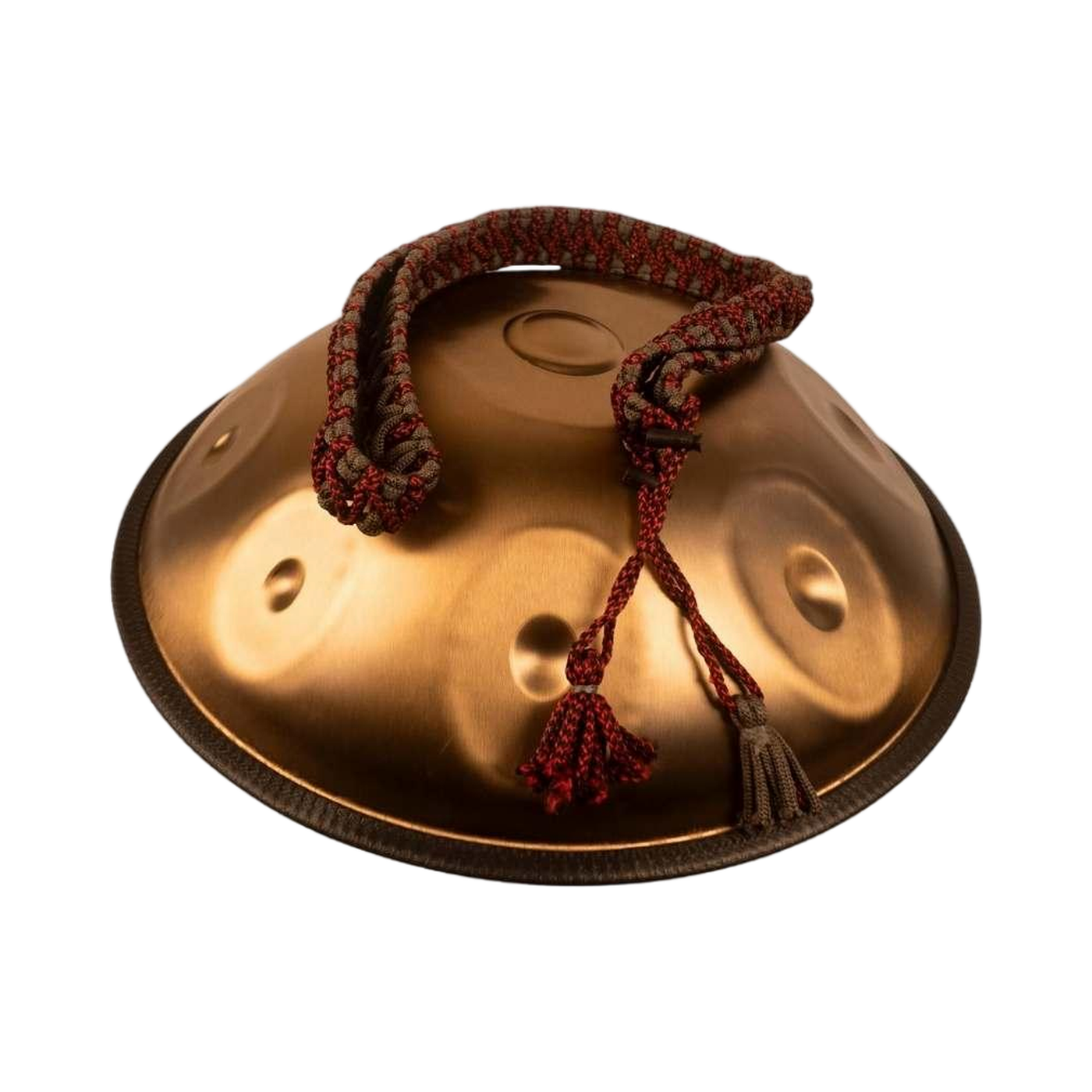 Handpan con superficie in acciaio nitrurato - lo strumento mostrato in copertina