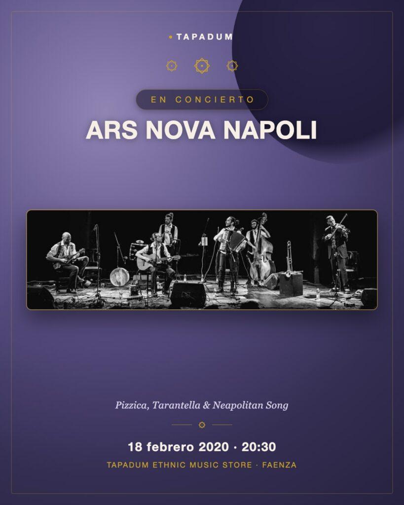 Ars Nova Napoli en Tapadum: Folk Italiano del Sur de las Calles al Escenario