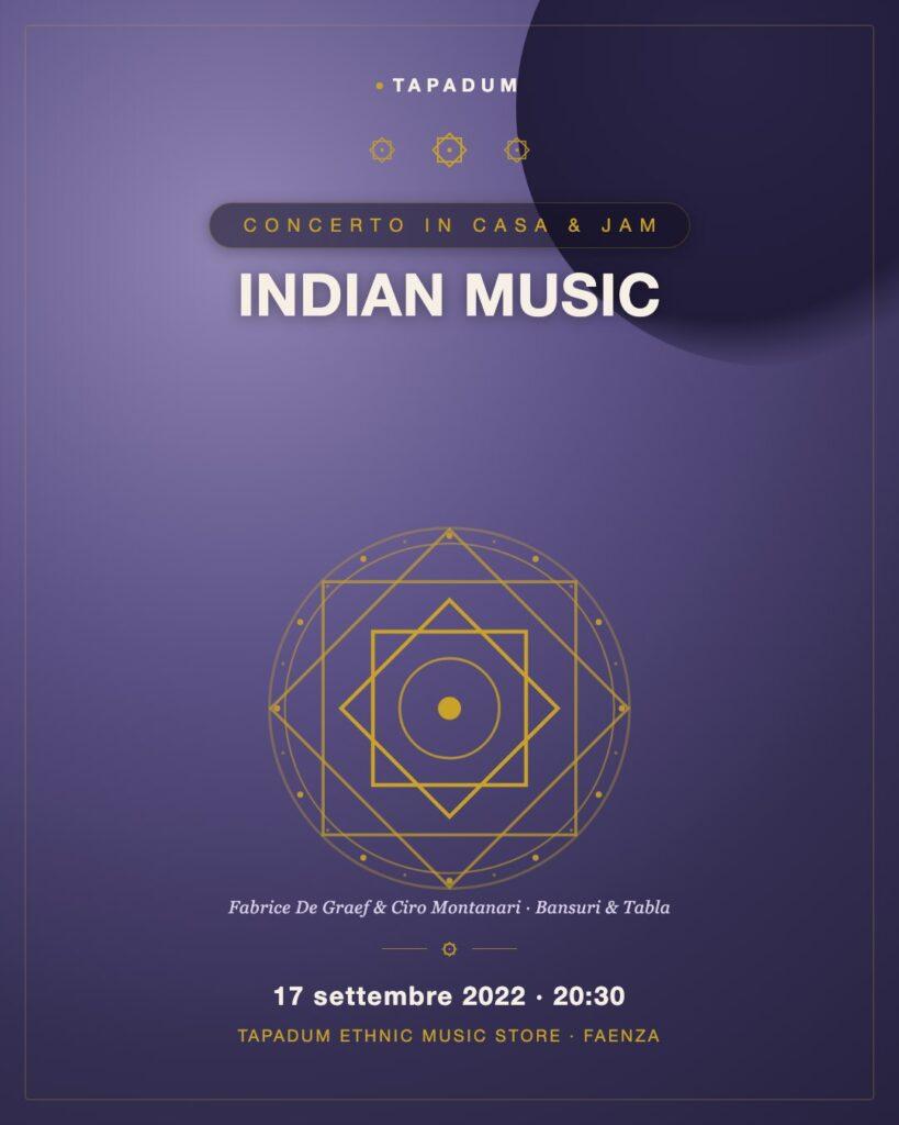 Musica Indiana al Tapadum: Fabrice De Graef e Ciro Montanari