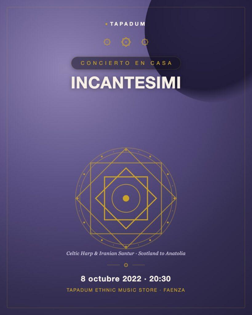 Incantesimi: Arpa Celta y Santur Iraní con Marta Celli & Özgür Yalçın