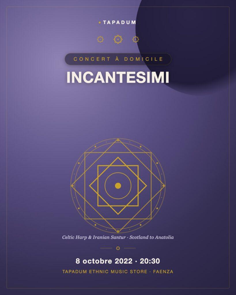 Incantesimi : Harpe celtique et santur iranien avec Marta Celli & Özgür Yalçın