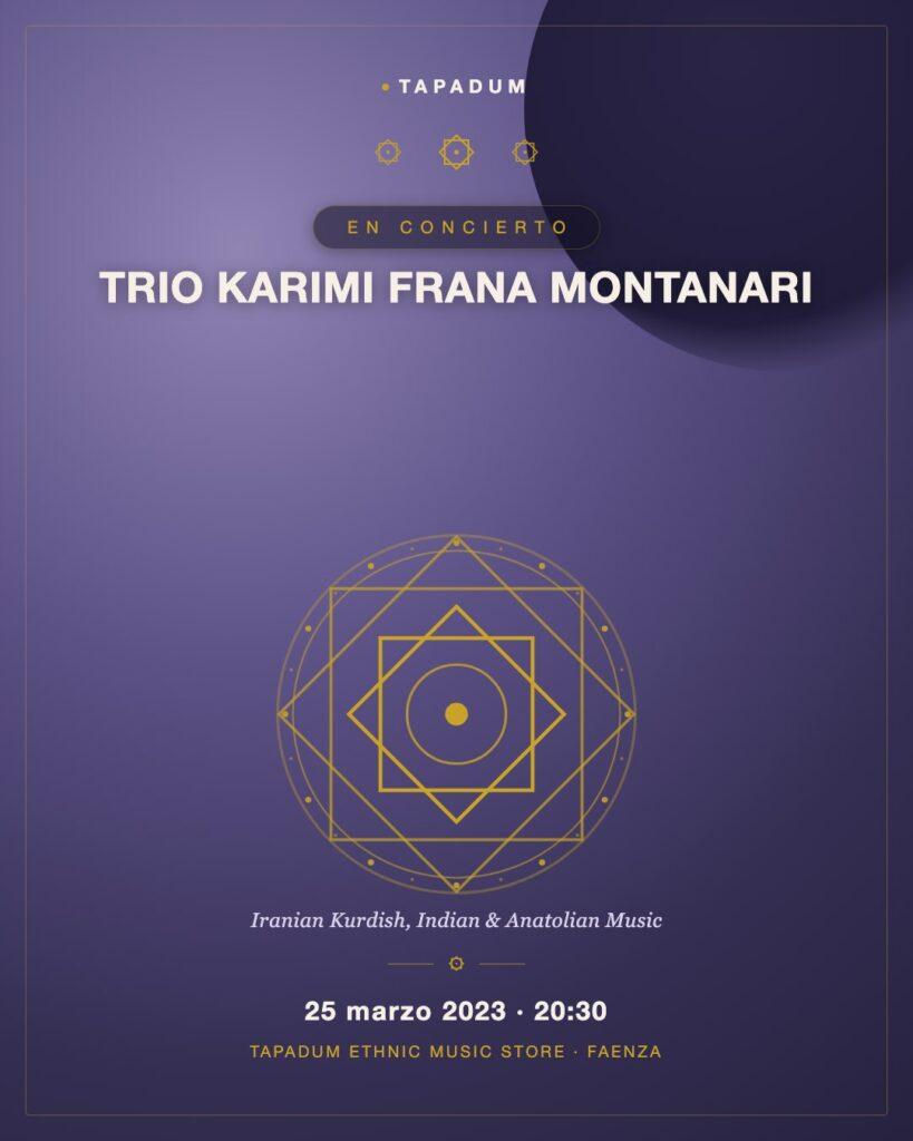 Trio Karimi Frana Montanari: Una Nueva Voz en la Música Modal