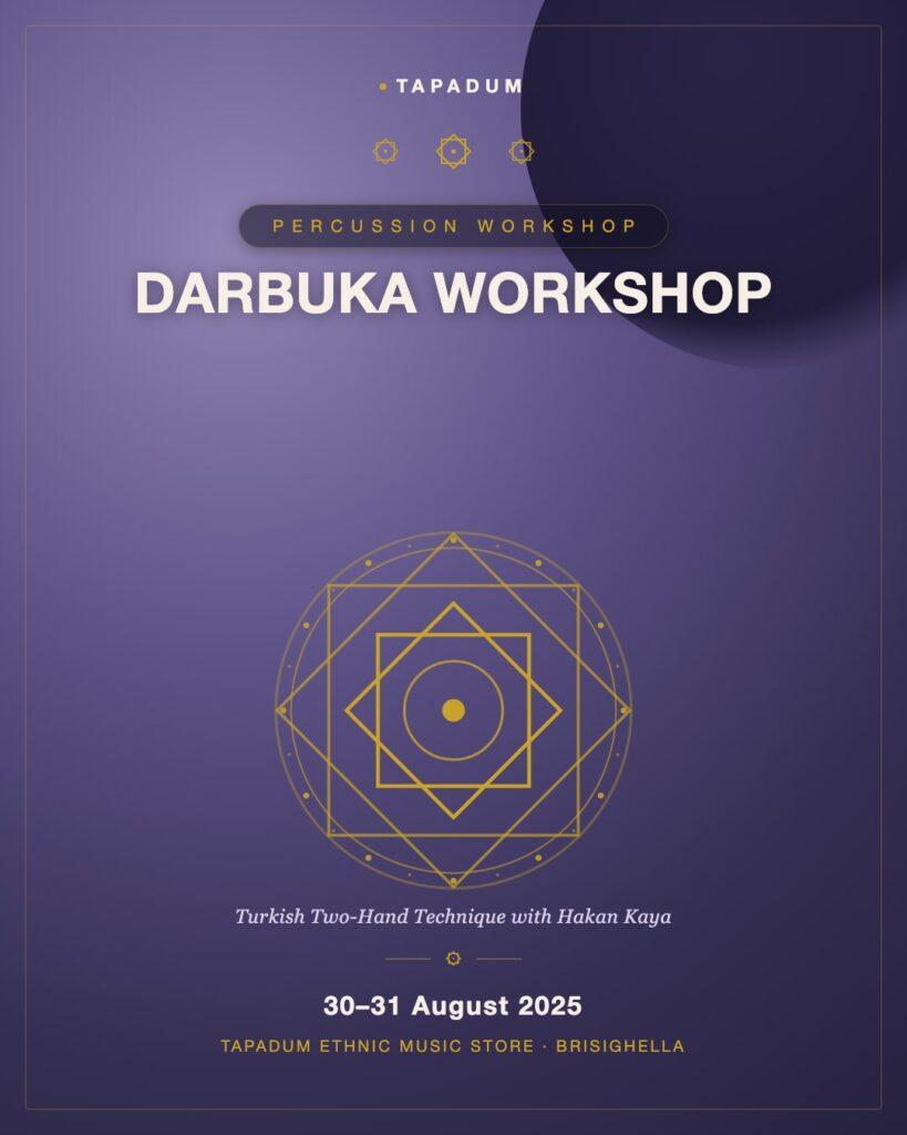 Darbuka Workshop with Hakan Kaya: Turkish Two-Hand Technique
