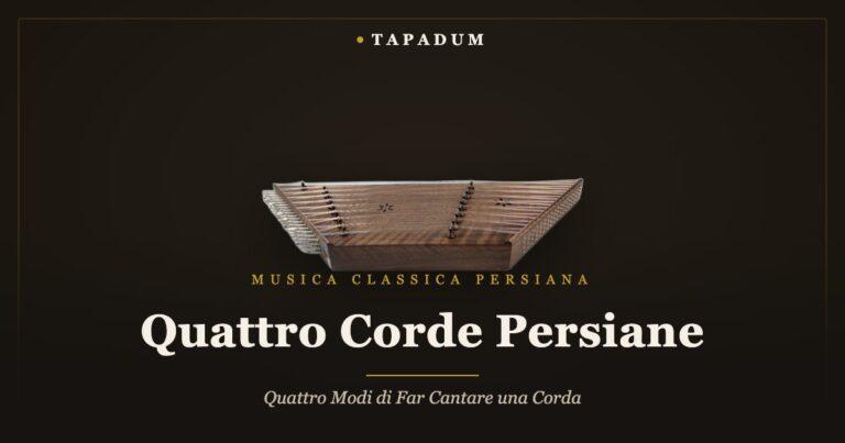 Santur persiano – confronto setar, tar, santur, kamancheh