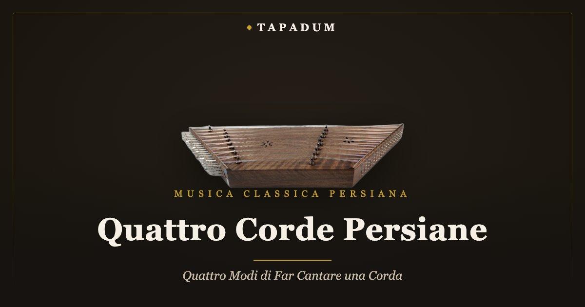 Santur persiano – confronto setar, tar, santur, kamancheh