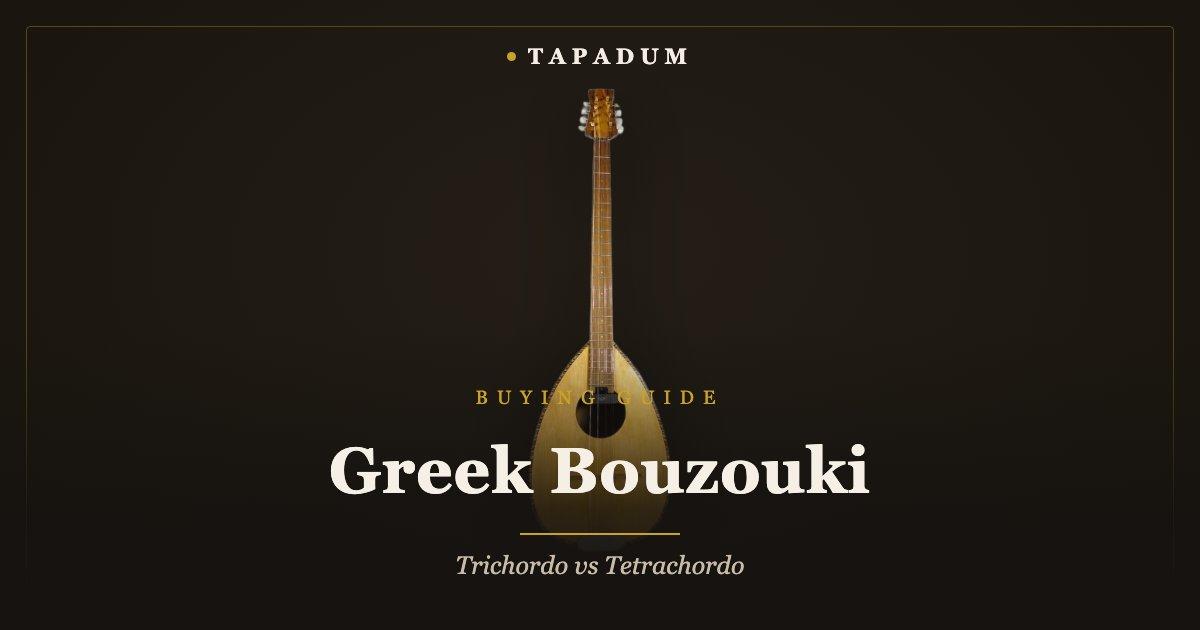 Greek bouzouki – tetrachordo body and long neck