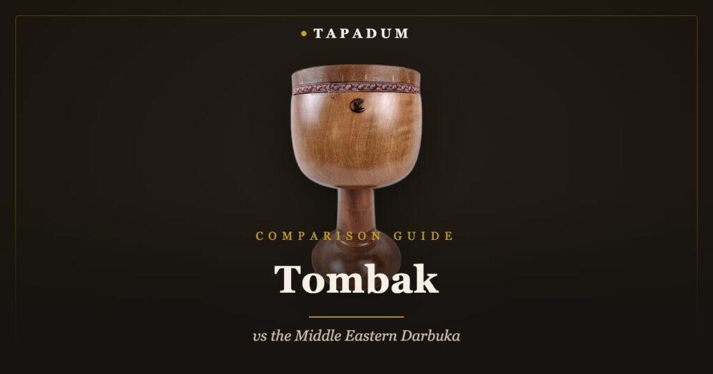 Persian walnut tombak – goblet drum compared to the Middle Eastern darbuka