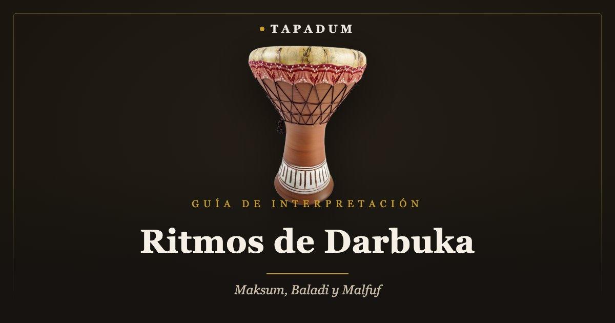 Darbuka de barro – ritmos maksum, baladi y malfuf