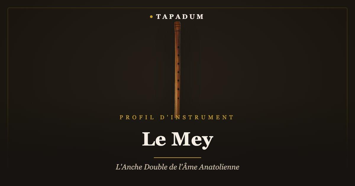 Mey turc – instrument à vent à anche double